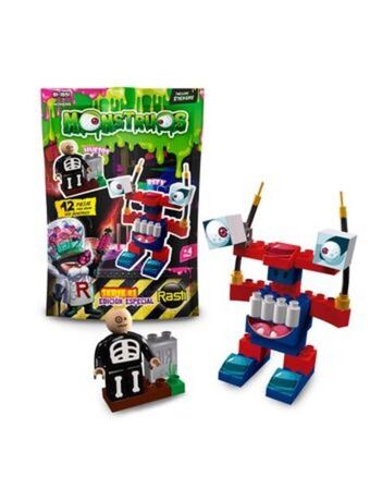 El Mundo del Juguete Playset bloques para armar monstruos bitty y huesos 42 pz original oferta