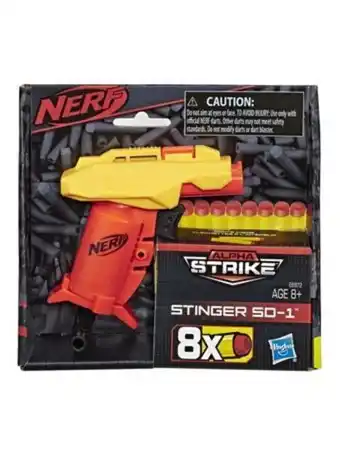 El Mundo del Juguete Pistola nerf alpha strike stinger 50-1 con 8 dardos oferta