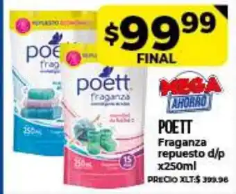 Supermayorista Vital Poett Fraganza repuesto d/p x 250ml oferta