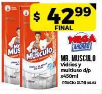 Supermayorista Vital Mr. Musculo Vidrios y multiuso d/p x 450ml oferta
