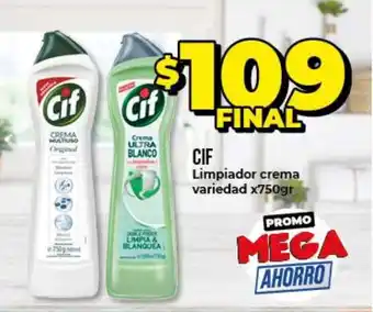 Supermayorista Vital CIF Limpiador crema variedad x 750gr oferta