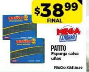 Supermayorista Vital Patito Esponja salva uñas oferta
