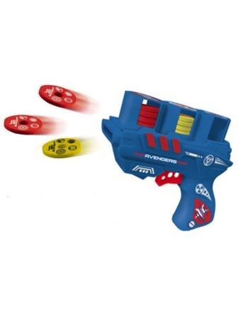 El Mundo del Juguete Avengers pistola shotter disc con 18 discos oferta