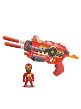 El Mundo del Juguete Avengers pistola power strike con muñeco de iron man oferta