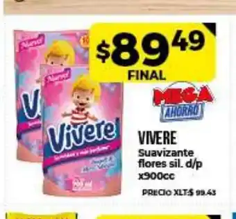 Supermayorista Vital Vivere Suavizante flores sil.d/p x 900cc oferta