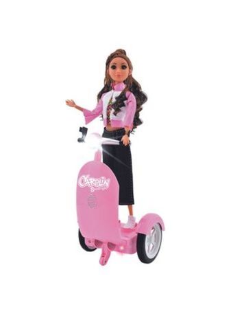 El Mundo del Juguete Muñeca carolin scooter radio control original ditoys rosa oferta