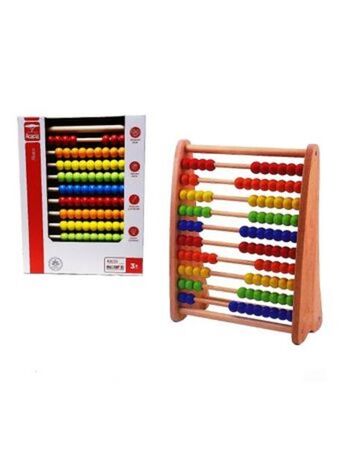 El Mundo del Juguete Juego matemáticas abaco contador de madera didáctico original oferta
