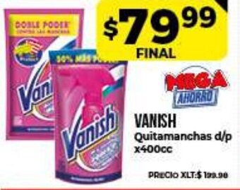 Supermayorista Vital Vanish Quitamanchas d/p x 400cc oferta