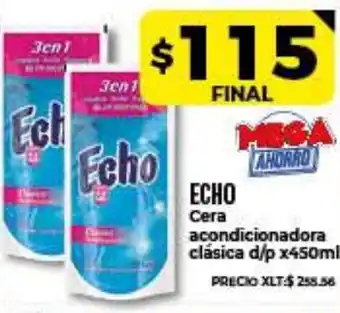 Supermayorista Vital Echo Cera acondicionadora clásica d/p x450ml oferta