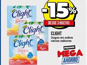 Supermayorista Vital Clight Jugos en sobre varios sabores oferta