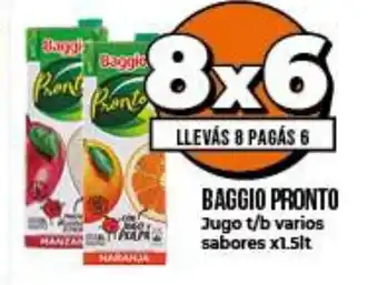 Supermayorista Vital Baggio Pronto Jugo t/b varios sabores x 1.5lt oferta