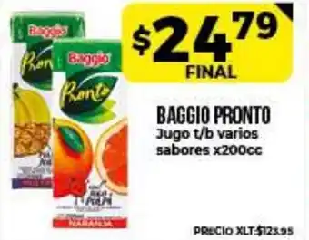 Supermayorista Vital Baggio Pronto Jugo t/b varios sabores x 200cc oferta