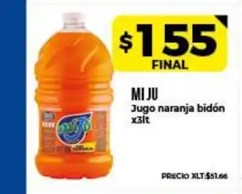 Supermayorista Vital Miju Jugo naranja bidón x 3lt oferta