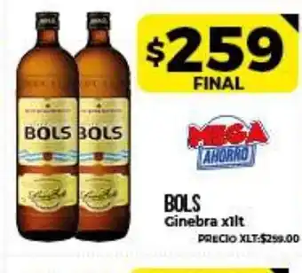 Supermayorista Vital Bols Ginebra x 1lt oferta