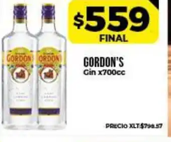 Supermayorista Vital Gordon's Gin x 700cc oferta