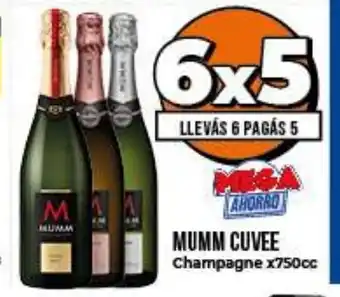 Supermayorista Vital Mumm Cuvee Champagne x 750cc oferta