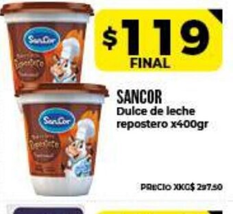 Supermayorista Vital Sancor Dulce de leche repostero x 400gr oferta