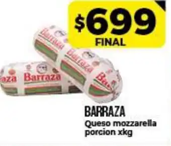 Supermayorista Vital Barraza Queso mozzarella porcion xkg oferta