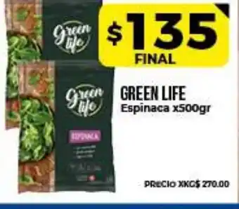 Supermayorista Vital Green Life Espinaca x500gr oferta