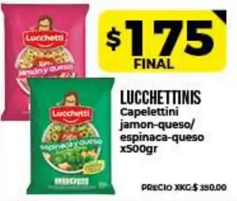 Supermayorista Vital Lucchettinis Capelettini x 500gr oferta