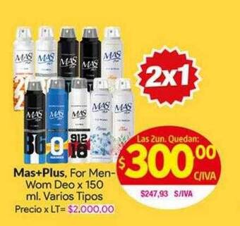 Medamax Mas+plus for men-wom deo oferta
