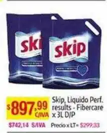Skip liquido perf. results - fibercare
