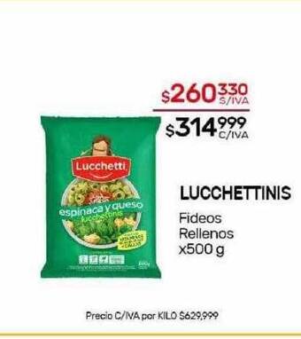 Nini Mayorista Lucchettinis fideos rellenos oferta