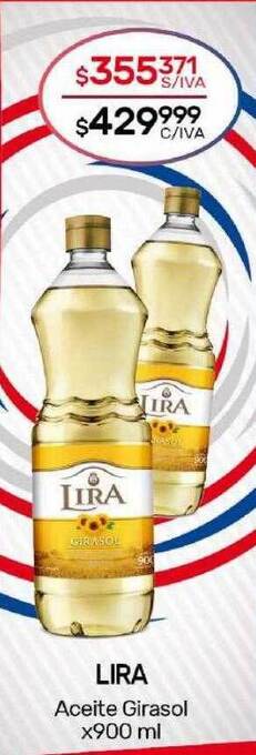 Lira aceite girasol