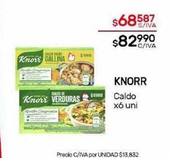 Nini Mayorista Knorr caldo oferta