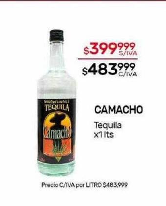 Nini Mayorista Camacho tequila oferta