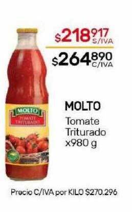 Nini Mayorista Molto tomate triturado oferta