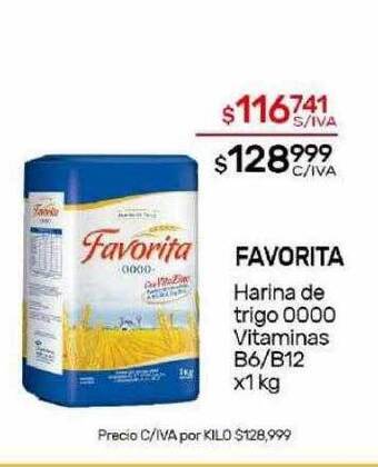 Nini Mayorista Favorita harina de trigo 0000 vitaminas b6-b12 oferta
