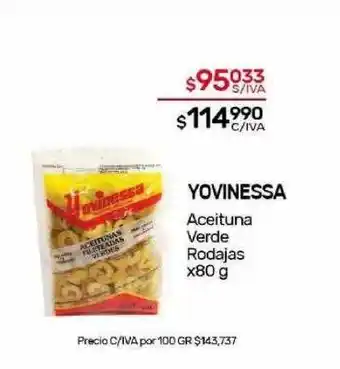 Nini Mayorista Yovinessa aceituna verde rodajas oferta