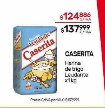 Nini Mayorista Caserita harina de trigo leudante oferta