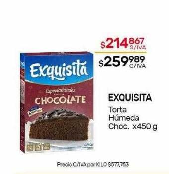 Nini Mayorista Exquisita torta húmeda choc. oferta