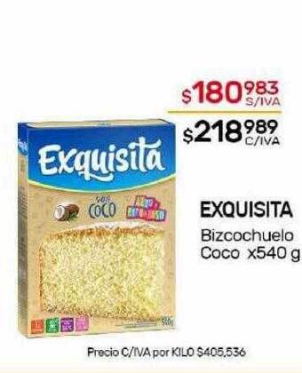 Nini Mayorista Exquisita bizcochuelo coco oferta