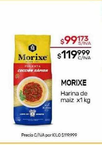 Nini Mayorista Morixe harina de maiz oferta