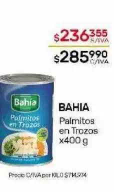 Nini Mayorista Bahia palmitos en trozos oferta