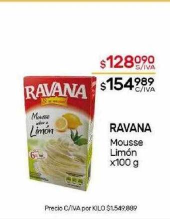 Nini Mayorista Ravana mousse limón oferta