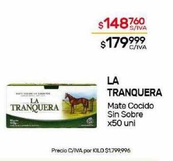 Nini Mayorista La tranquera mate cocido sin sobre oferta
