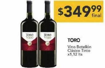 Nini Mayorista Toro vino botellón clásico tinto oferta
