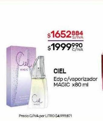 Nini Mayorista Ciel edp c vaporizador magic oferta