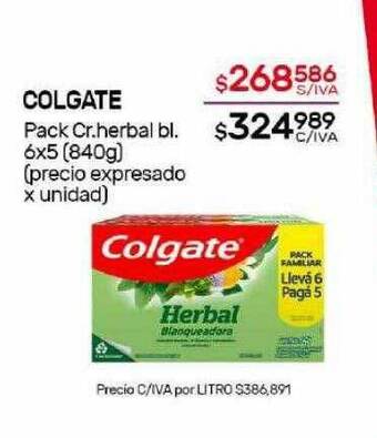 Nini Mayorista Colgate pack cr herbal bl oferta