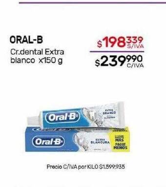 Nini Mayorista Oral-b cr dental extra blanco oferta