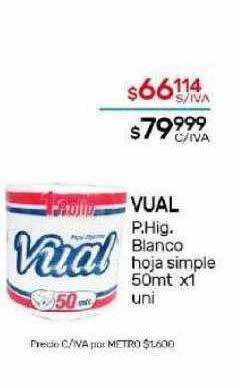 Nini Mayorista Vual p hig blanco hoja simple oferta