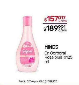Nini Mayorista Hinds cr corporal rosa plus oferta