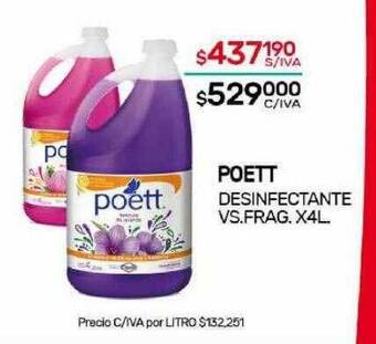 Nini Mayorista Poett desinfectante vs frag oferta