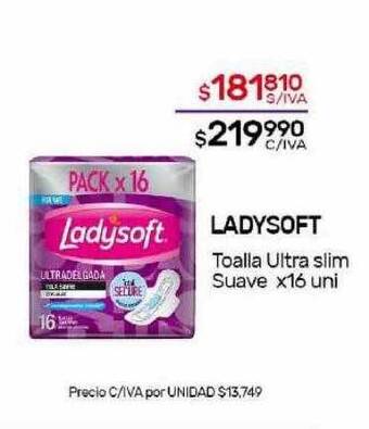 Nini Mayorista Ladysoft toalla ultra slim suave oferta