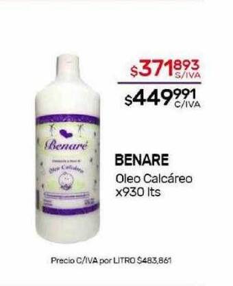 Nini Mayorista Benare oleo calcáreo oferta