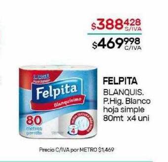 Nini Mayorista Felpita blanquis p hig blanco hoja simple oferta